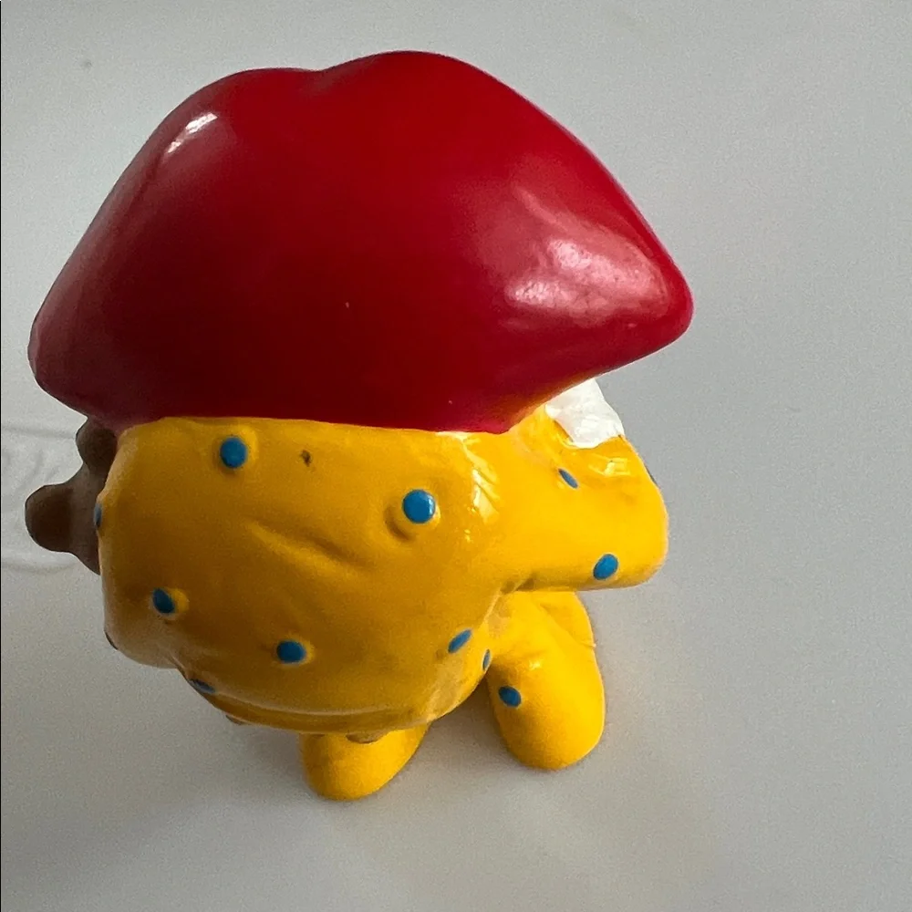 👄1989 Tang Trio Hot Lips PVC Hardee's DQ Promo Applause Pajamas Teddy Bear VTG